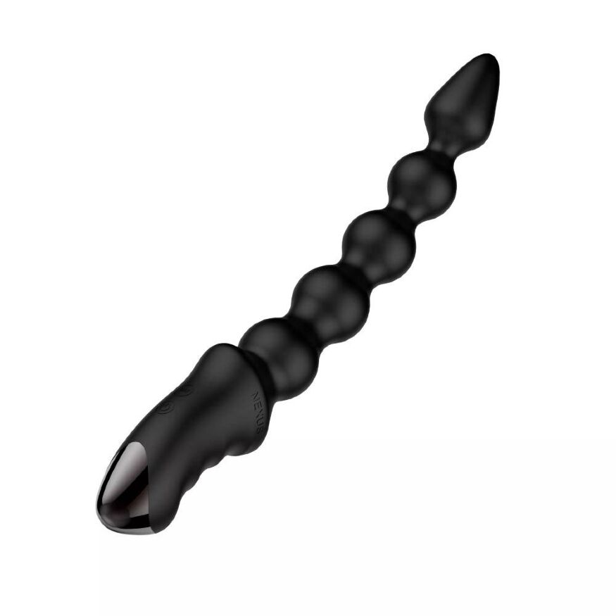 Анальная елочка с вибрацией Nexus Bendz черная, 29.2 х 3.6 см