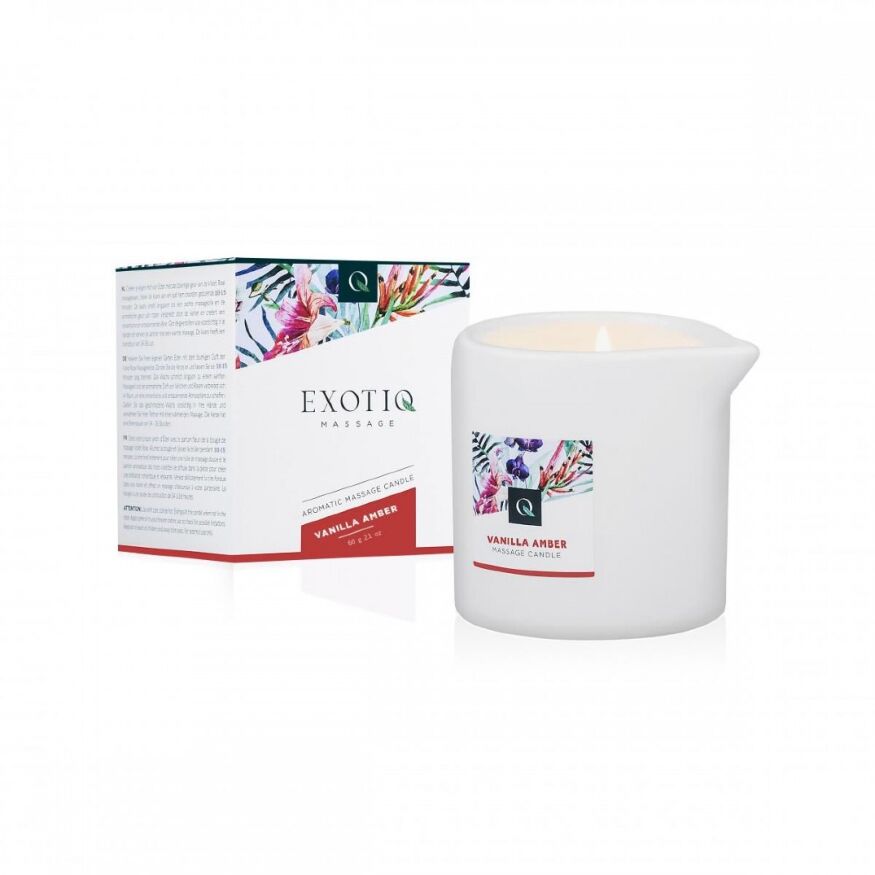 Массажная свеча Exotiq Massage Candle Vanilla Amber - 60 мл