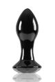 Стеклянная пробка NS Novelties CRYSTAL GEM BLACK