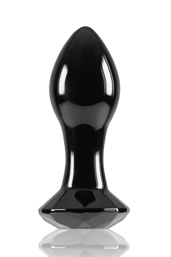Стеклянная пробка NS Novelties CRYSTAL GEM BLACK