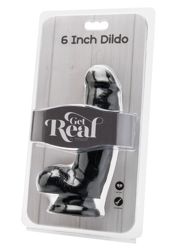 Фаллоимитатор реалистик Get Real 6 inch черный
