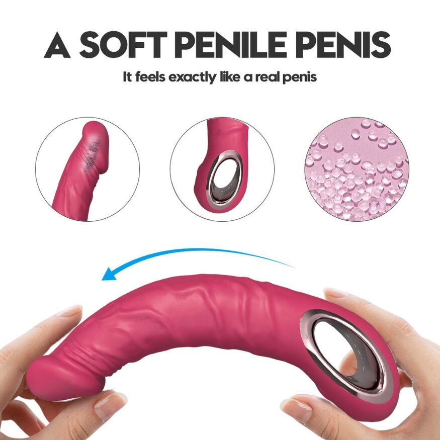 Стильний реалістичний вібратор - Realistic Vibrator Pink