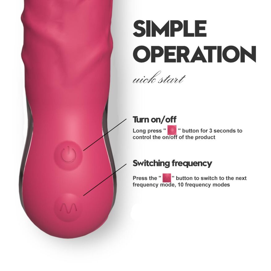 Стильний реалістичний вібратор - Realistic Vibrator Pink