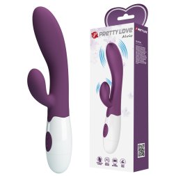 Силіконовий вібратор кролик Pretty Love Alvis Vibrator Purple