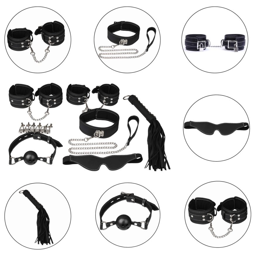 Набор БДСМ - Erospace Wild Play Luxury BDSM Set 7 pcs C10