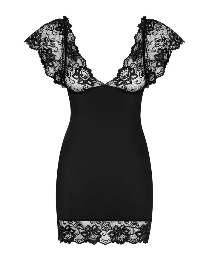 Комплект Obsessive Imperia сорочка и стринги S/M