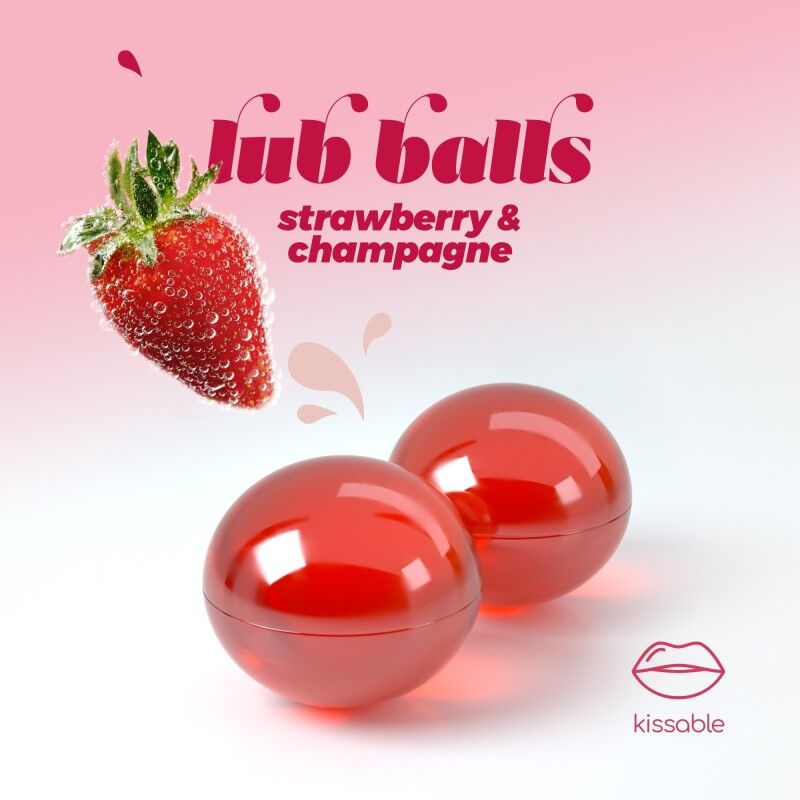 Взрывные шарики со вкусом шампанского со сливками Balls lub strawberry&amp;champagne