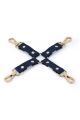 Крестообразный фиксатор NS Novelties BONDAGE COUTURE HOG TIE BLUE