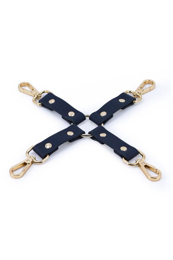 Крестообразный фиксатор NS Novelties BONDAGE COUTURE HOG TIE BLUE