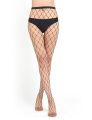 Колготки в крупную сетку Star Night Pantyhose черный, XS-M