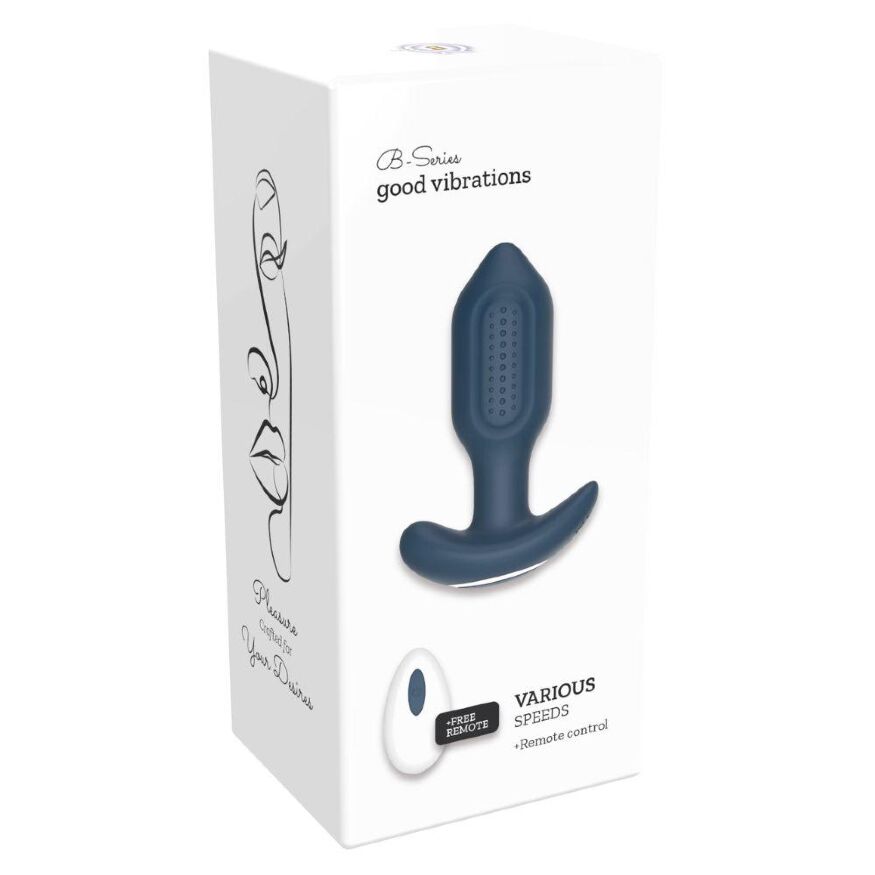 Анальна пробка з пультом - Vibrating Anal Plug, Remote Control