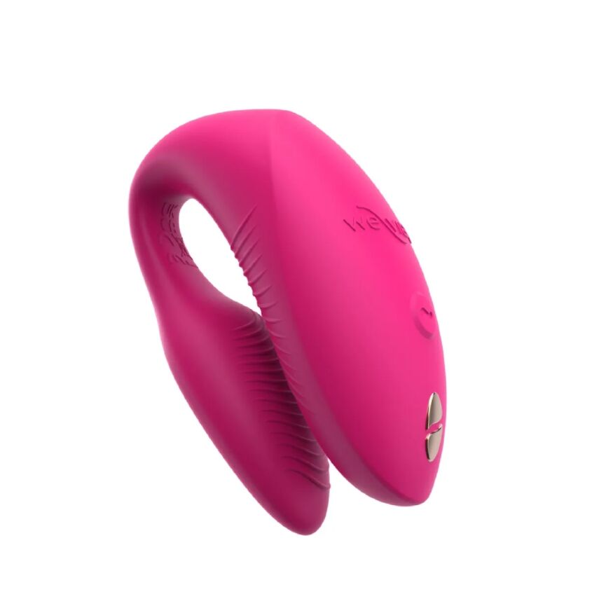 Вибратор для пар We-Vibe Chorus Pro Electric Pink с пультом и приложением, розовый
