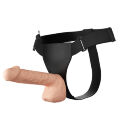 Великий страпон з вібрацією - LyBaile Ultra Multi-speed Vibration Strap On 10.2"