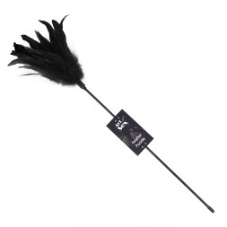 Лоскітка з пером півня Art of Sex  -  Feather Paddle, чорна