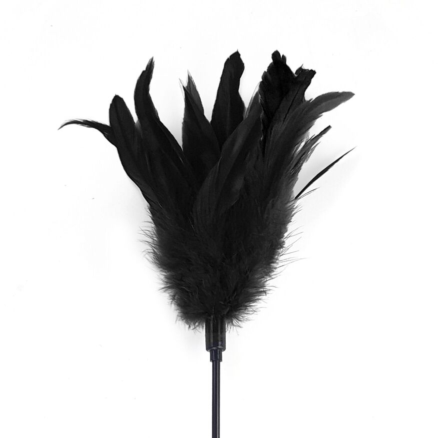 Лоскітка з пером півня Art of Sex  -  Feather Paddle, чорна