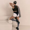 Трусики с фиксацией дилдо Strap-On-Me Harness Lingerie Idole - L - Black