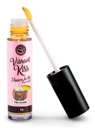 Блеск для губ с эффектом вибрации Secret Play - LIP GLOSS Vibrant Kiss Pina Colada, 6 грамм