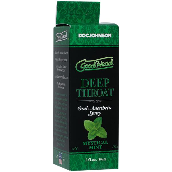 Спрей для минета Doc Johnson GoodHead DeepThroat Spray – Mystical Mint 59 мл (мятая упаковка!!!)