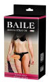 Женский двойной страпон с вибрацией Baile Ultra Passionate, беж