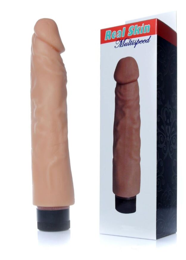 Вібратор - Real Skin Multispeed Flesh