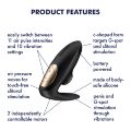 Вакуумний вібратор для пар Satisfyer Pro 4 Couples Battery Series, підходить для сексу в парі