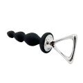 Анальний стимулятор-ялинка Adrien Lastic Arrow з металевим утримувачем, чорний