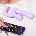 Смарт-пульсатор Magic Motion Magic Duet Purple, 10 режимов пульсаций, 10 режимов вибрации