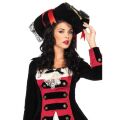 Шляпа пирата женская Swashbuckler Pirate Hat от Leg Avenue, черная