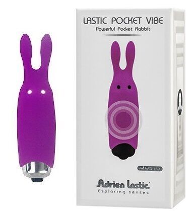 Вибропуля Adrien Lastic - Pocket Rabbit Purple, 33483