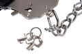 Наручники Bigger Furry Handcuffs, 6 - 12 см, черные