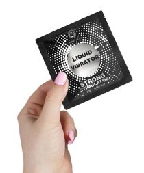 Стимулирующий гель Secret Play - Strong Liquid Vibrator sachet, 2 ml
