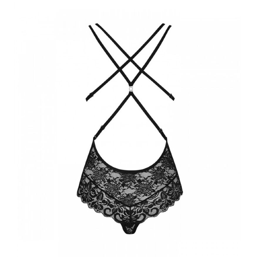 Боди Obsessive 860-TED - 1 Teddy black L/XL