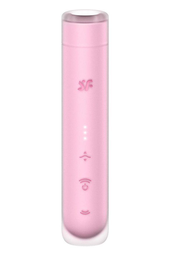 Вакуумный стимулятор Satisfyer First Kiss для клитора, розовый, 12.5 х 2.5 см