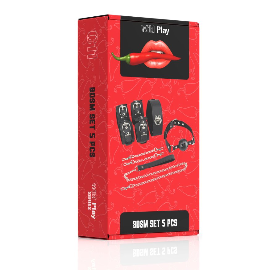 Набір БДСМ - Erospace Wild Play BDSM Set 5 pcs C11
