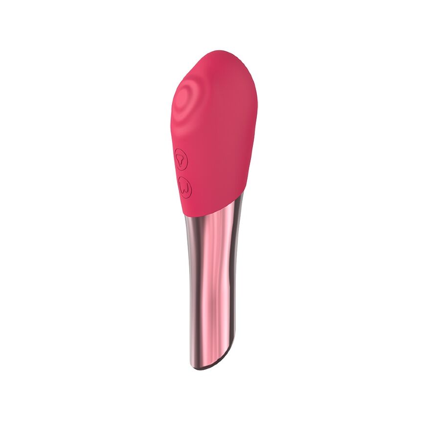 Двухсторонняя вибропуля Chisa Lust Ripple Ardor с пульсирующей головкой, розовый