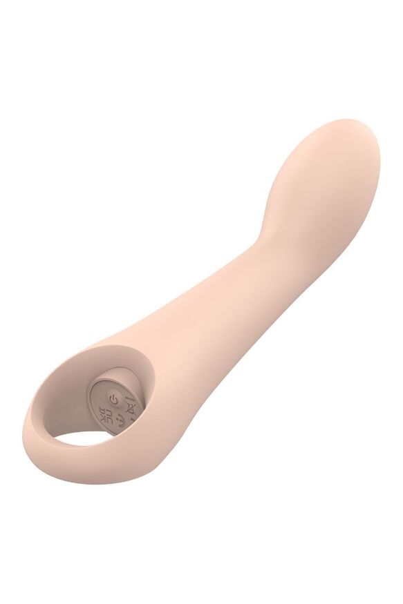 Вибратор Dream Toys Nude Ivy для точки G, бежевый