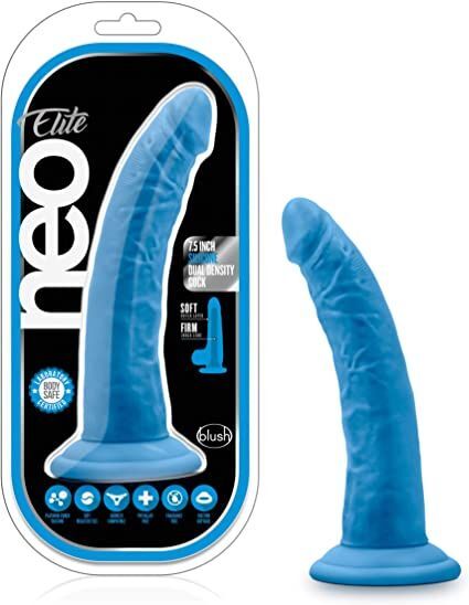 Фаллоимитатор с двойной плотностью NEO ELITE DUAL DENSITY COCK NEON