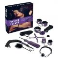 Набор БДСМ  10 предметов Master &amp; Slave, Purple Leopard