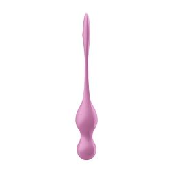 Вагінальні смарт-кульки з вібрацією Satisfyer Love Birds 1 Connect App Pink, 78 г
