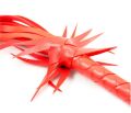 Флоггер с цветком DS Fetish Flogger L red with flower