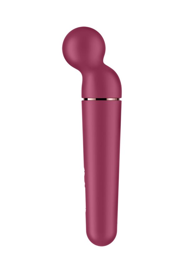 Мікрофон Satisfyer Planet Wand-er для масажу та точкової стимуляції ерогенних зон, бордовий