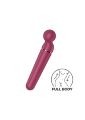 Мікрофон Satisfyer Planet Wand-er для масажу та точкової стимуляції ерогенних зон, бордовий