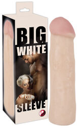 Велика насадка для подовження члена Big White Sleeve