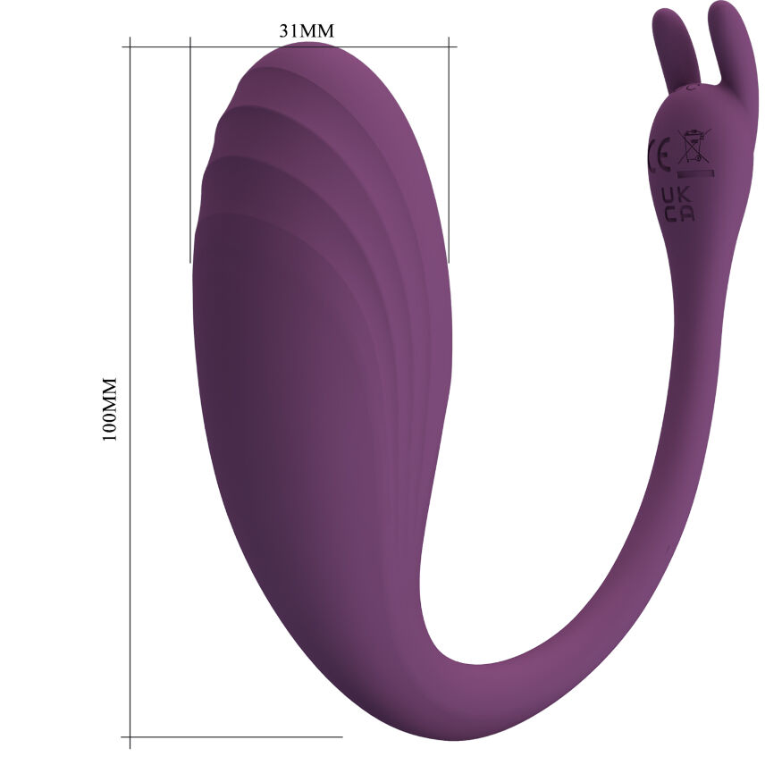 Виброяйцо управляемое смартфоном Pretty Love - Catalina 12 vibration functions Mobile APP, BI-014935HP-1