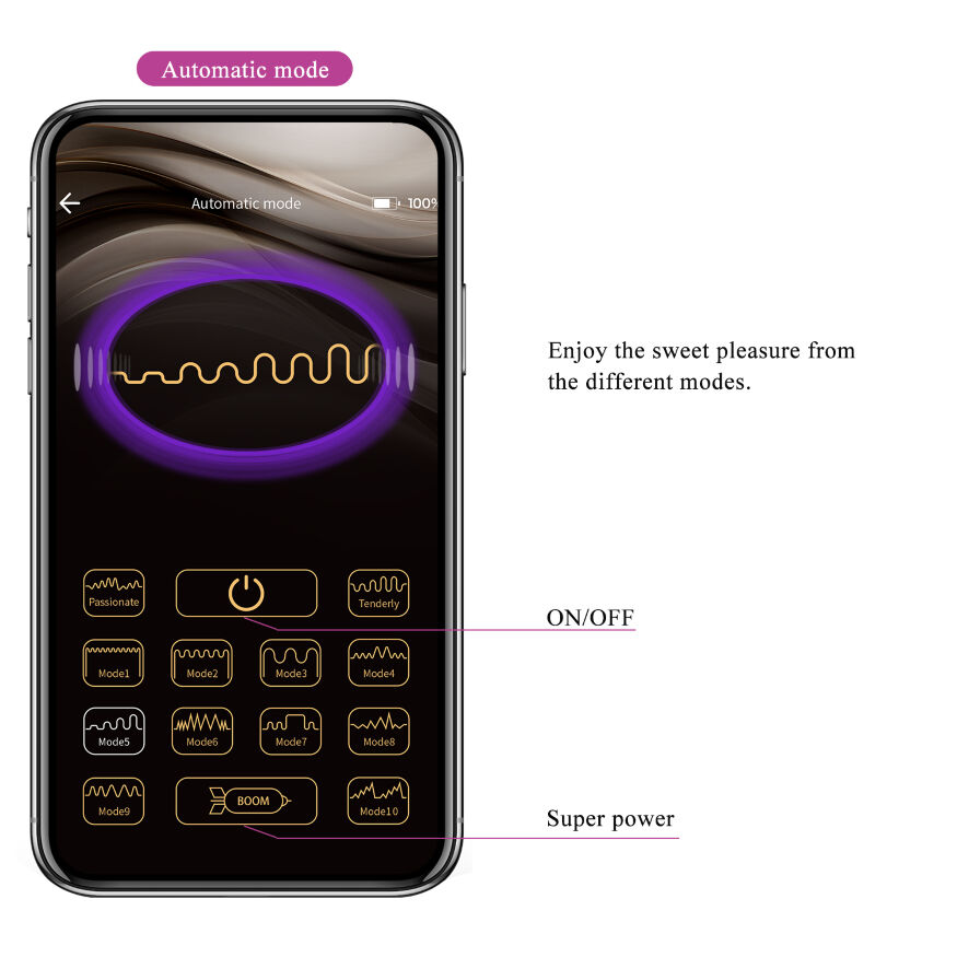 Виброяйцо управляемое смартфоном Pretty Love - Catalina 12 vibration functions Mobile APP, BI-014935HP-1