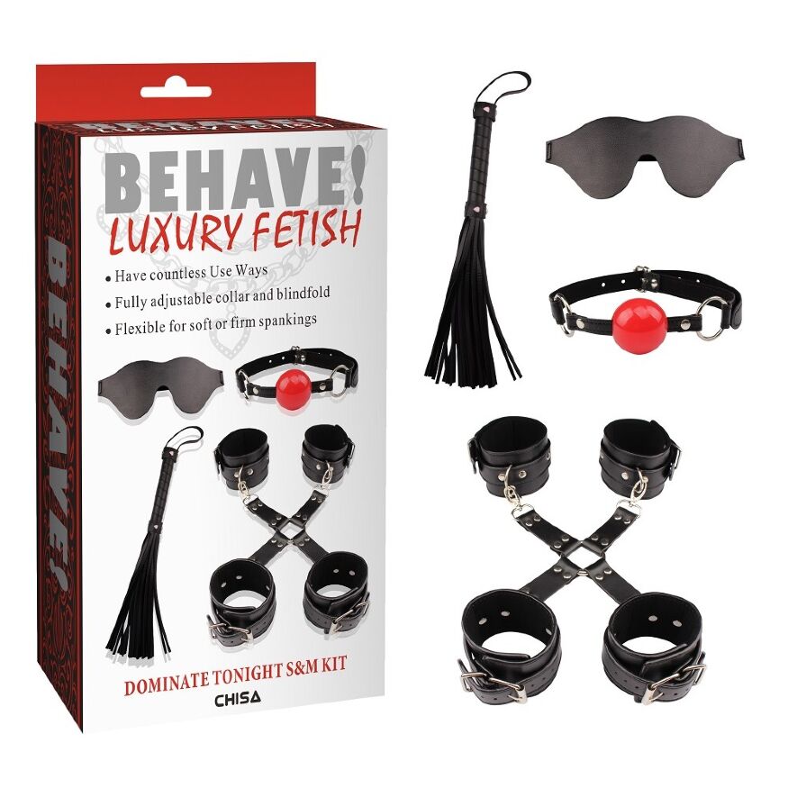 CH78902 Набор БДСМ 6 предметов Chisa Behave Luxury Fetish