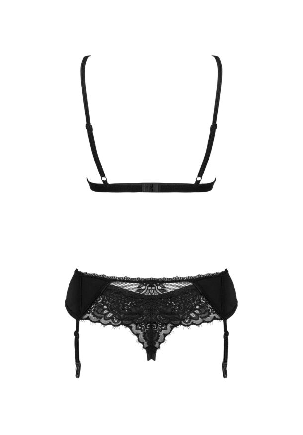 Мереживний комплект Obsessive Maderris 3-pcs set M/L