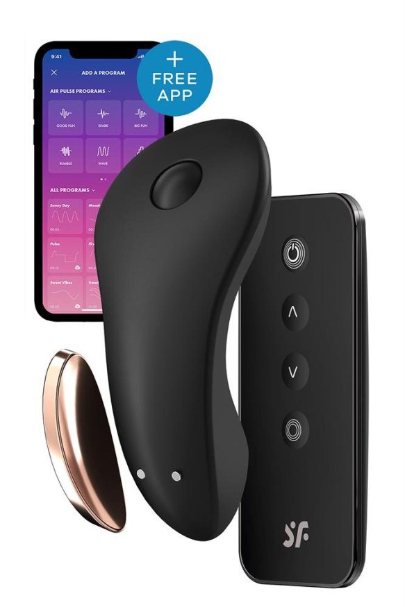 T360155 Вибратор в трусики с пультом и функцией управления смартфоном Satisfyer Little Secret