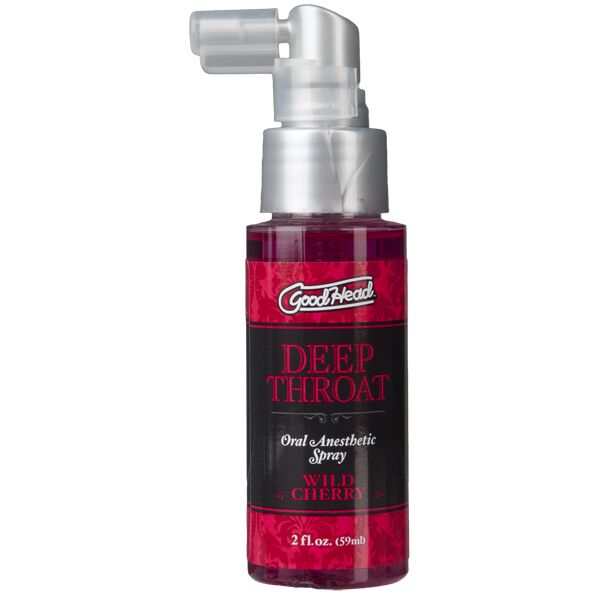Спрей для минета Doc Johnson GoodHead DeepThroat Spray – Wild Cherry 59 мл  (мятая упаковка!!!)