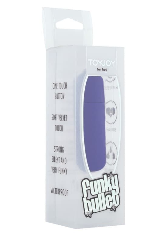 Мини вибратор Funky Bullet, 5Х1,5 см (фиолетовый)